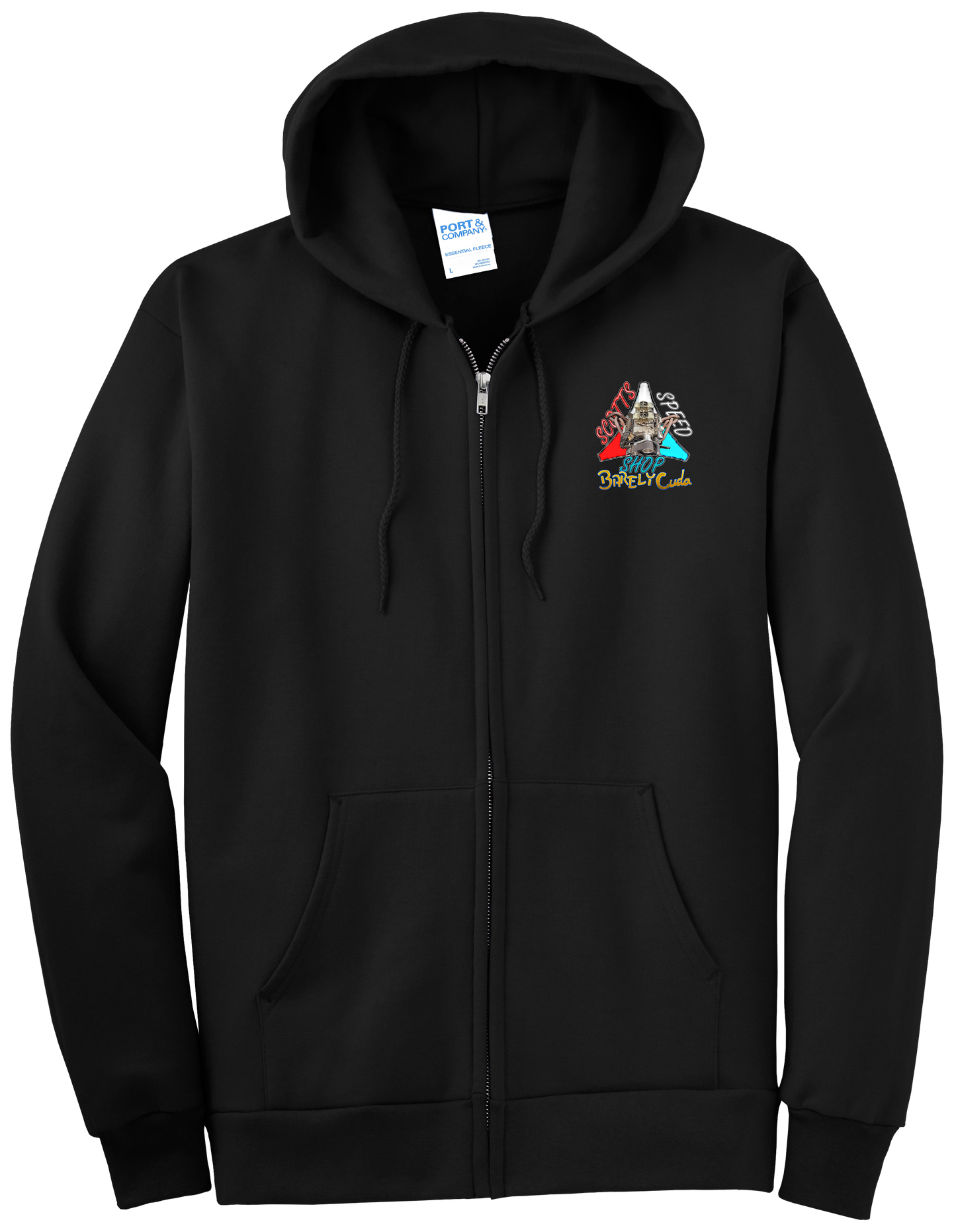 Scotts Speed Shop Barely Cuda Full-Zip Hooded Sweatshirt