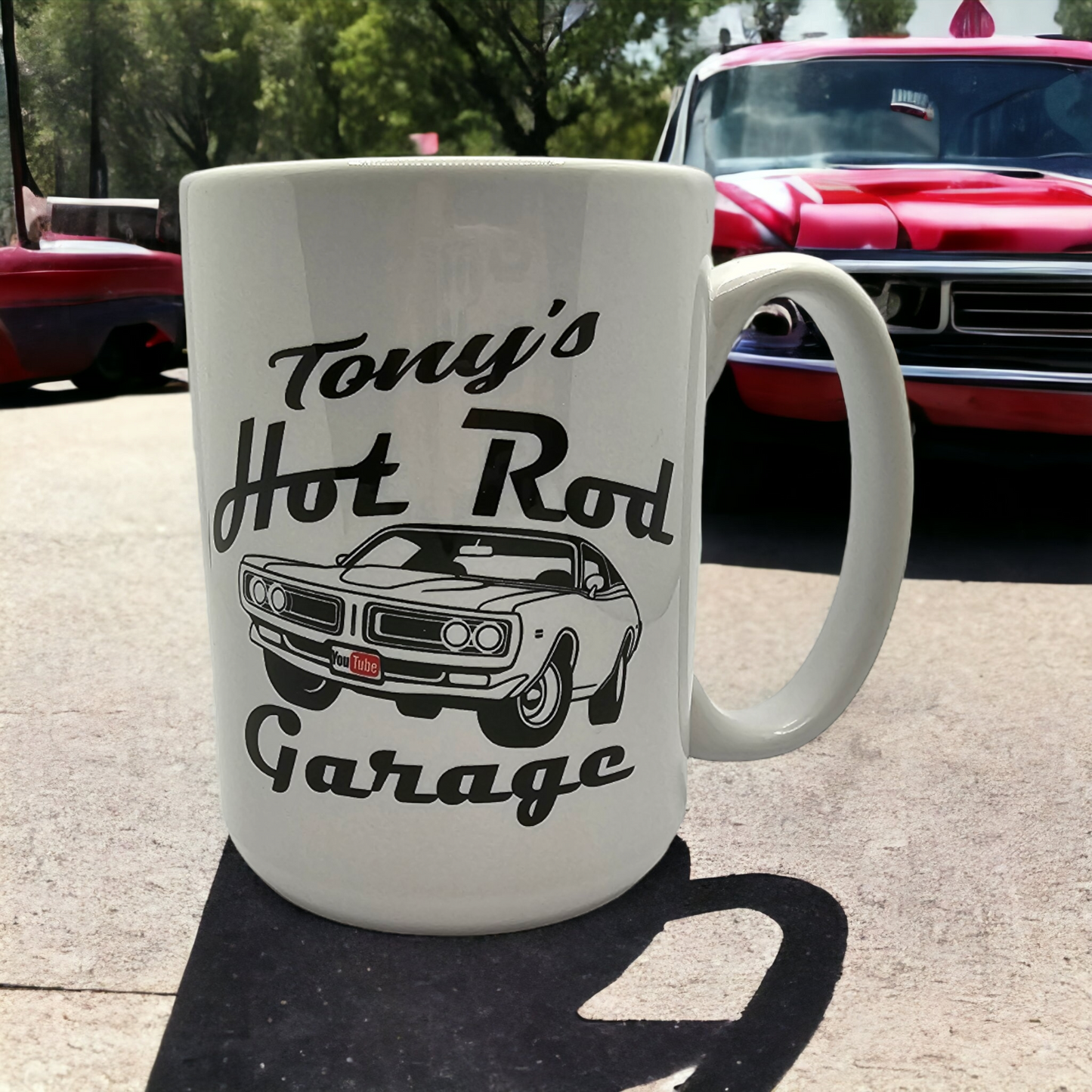 Tony's Hot Rod Garage 15 oz. Mug