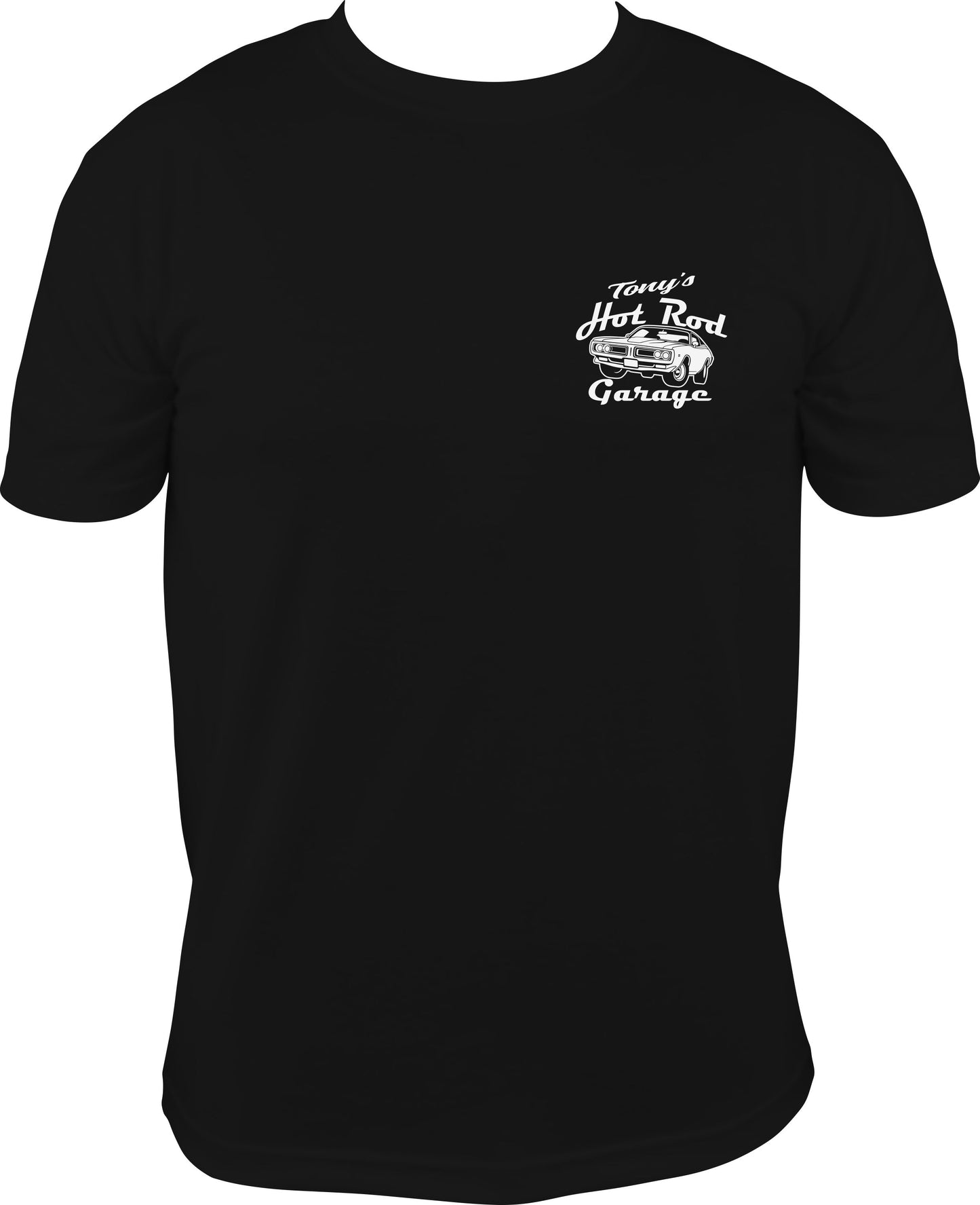 Tony's Hot Rod Garage Short Sleeve T-Shirt Drag Racing, One Ball